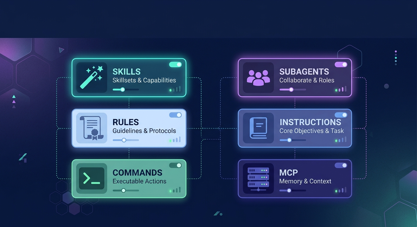 Customize Your Agent with Skills, Rules, Commands, and Subagents