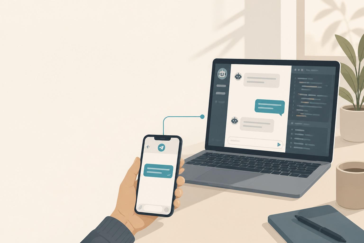 Control Tarsk from Telegram