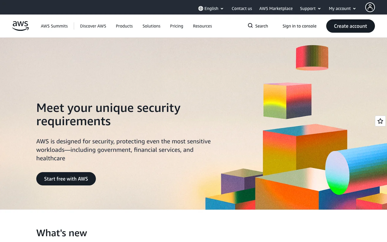 Amazon Bedrock website