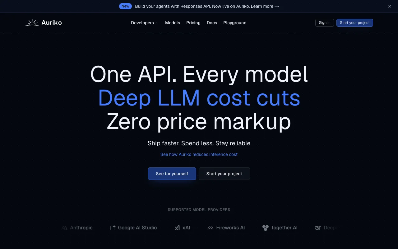 Auriko website