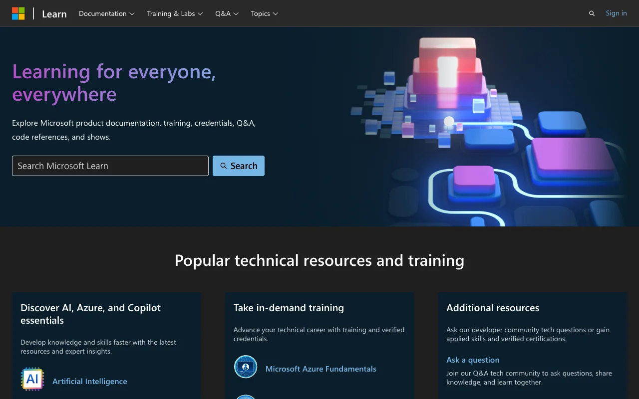 Azure website