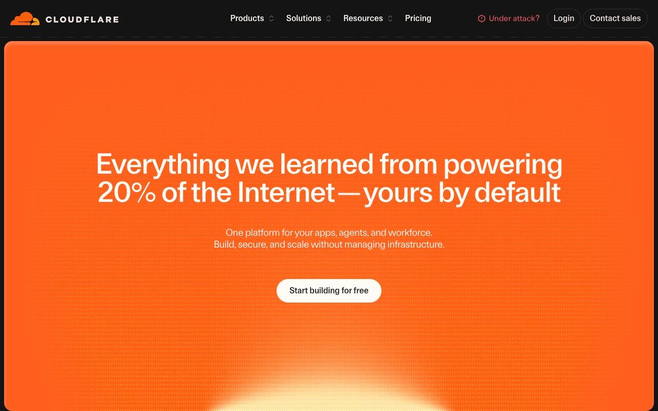 Cloudflare Workers AI website