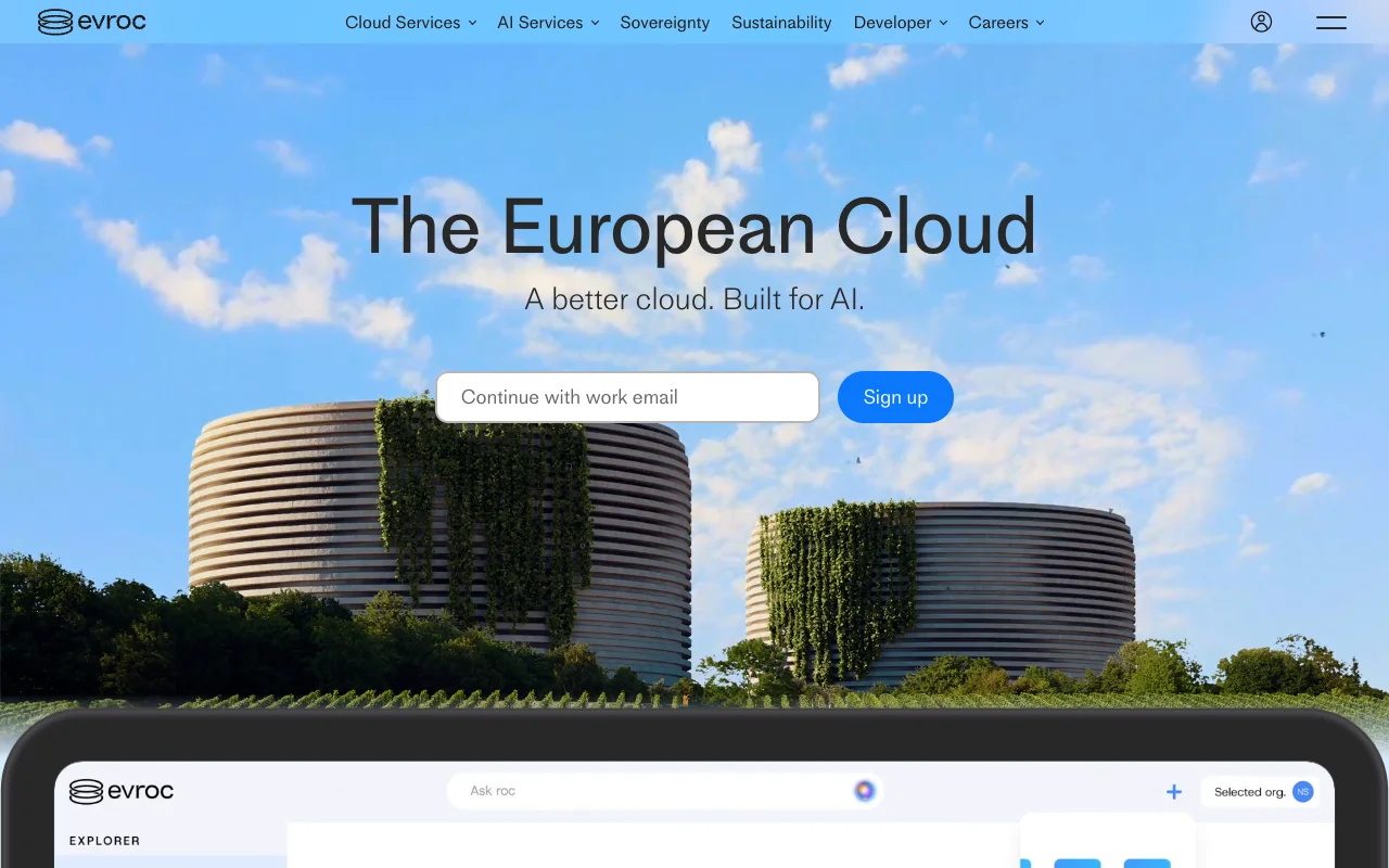 evroc website
