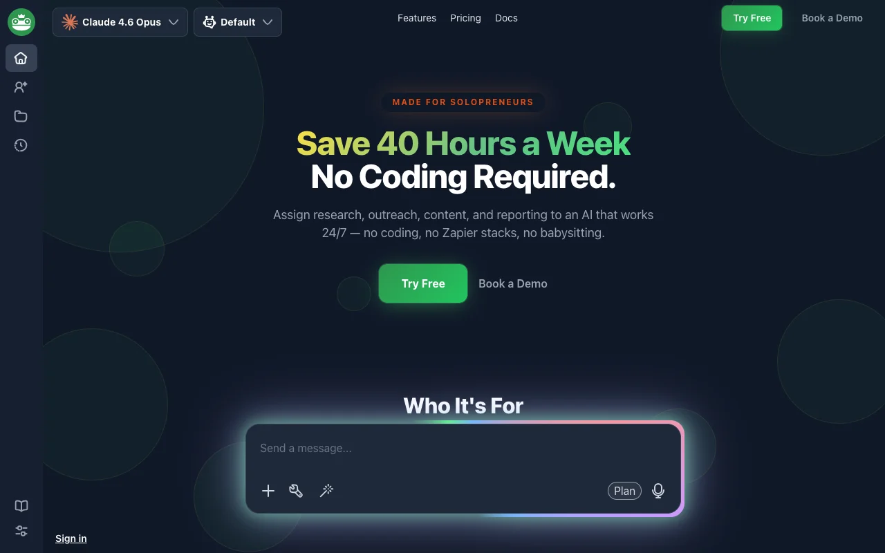 FrogBot website