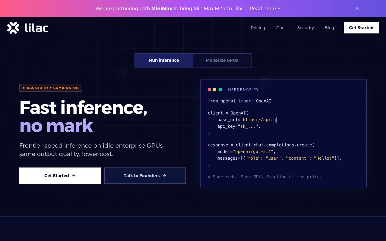 Lilac website