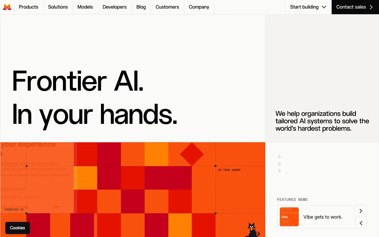 Mistral website