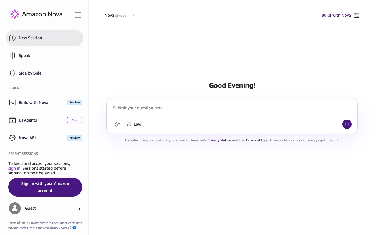 Nova website