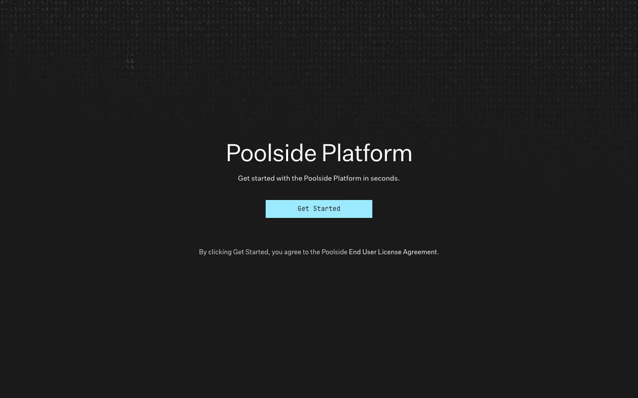 Poolside website
