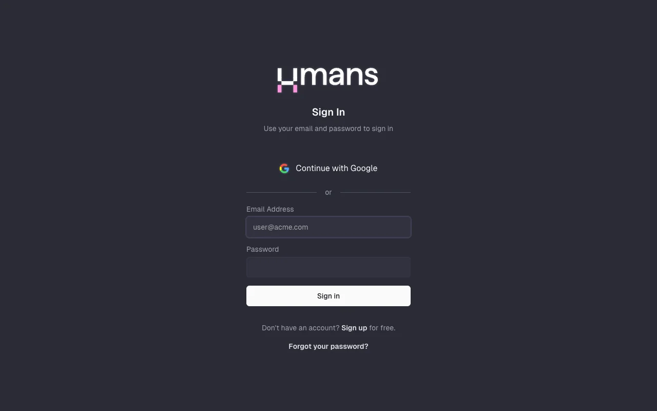 Umans AI Coding Plan website