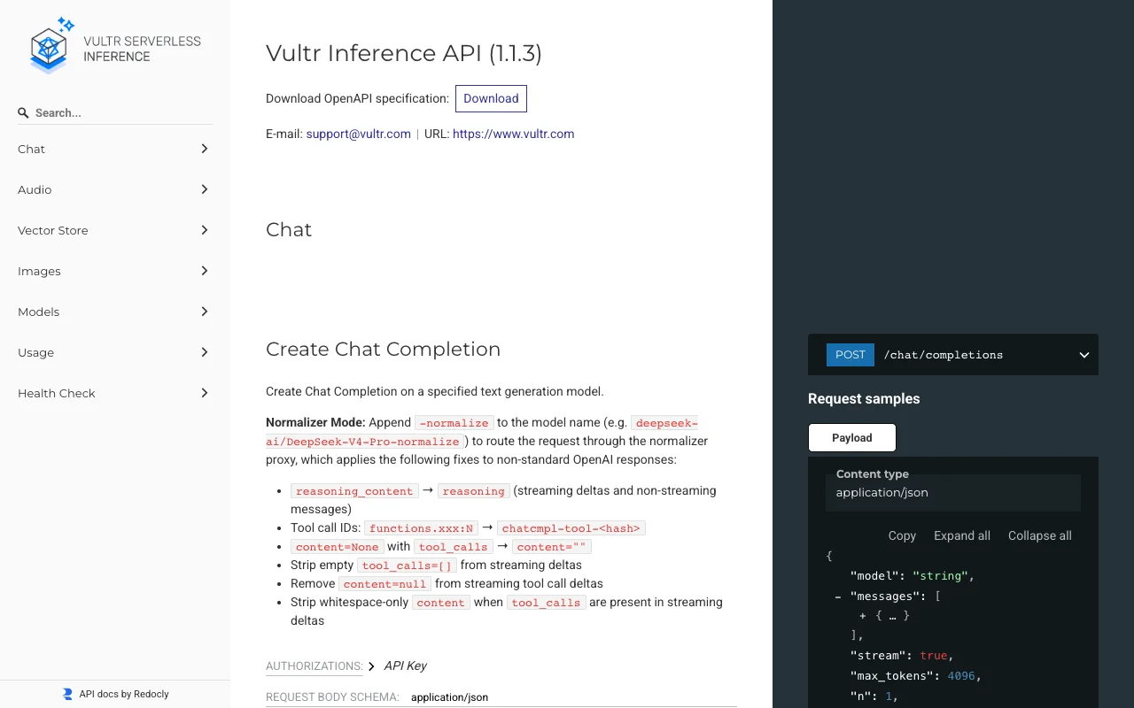Vultr website