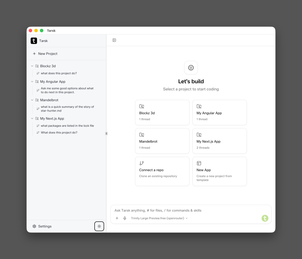 Tarsk Development Environment
